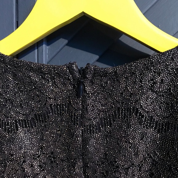 EUC metallic lace long sleeve romper by Love Fire - Picture 4 of 4